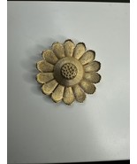 Vintage Sarah Coventry Statement Large Sun Flower Brooch Signed - $28.06 CAD