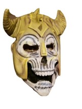Rare Vintage Rubies Skeleton King Warrior Halloween Mask 90s 1996 Horror Skull - £17.75 GBP