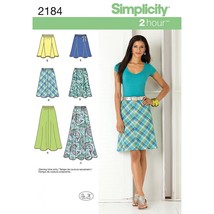 Simplicity Learn to Sew Women&#39;s Skirt Sewing Pattern, Sizes 6-14 - £12.58 GBP