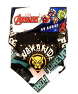 Marvel Avengers 2 pack Bandana 17.5” x 17.5” Wakanda Forever Black Panth... - £10.07 GBP