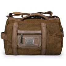 Ruil Men Travel Bag Folding Retro Canvas Messenger Shoulder Pocket Portable Outd - £150.85 GBP