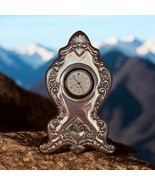 Vintage Brighton Small Victorian Table Top Clock Wood Back New Battery - $49.50