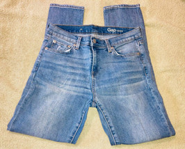 Women&#39;s Gap 1969 Jeans Blue Medium Wash Denim Pants 30 x 27 Jeggings - $11.88