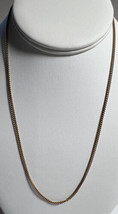 Jewelry Necklace Chain Gold Tone Rope Link Chain 10 Inches Spring Ring C... - $5.90
