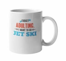 Make Your Mark Design I Want to Go Jet Ski. Adulting &amp; Skiing Coffee &amp; Tea Mug f - £15.78 GBP+