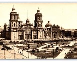 RPPC Catedral Metropolitana De La Ciudad De México Messico Città Unp Car... - $5.63