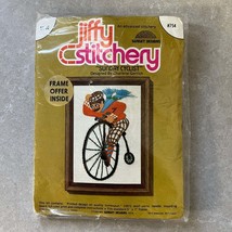 Vintage Jiffy Stitchery Sunday Cyclist Kit #754 NIP - $12.99