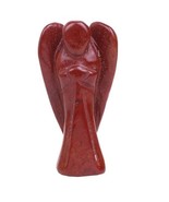 Red Jasper Angel - Healing Crystal Figurine Handmade 2 Inch - £19.42 GBP