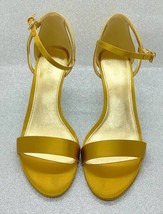 Michael Kors Simone Mid Sandals Satin Marigold Size 6M - £33.18 GBP