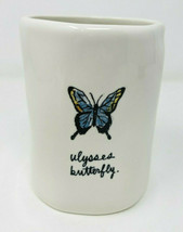 Rae Dunn By Magenta Artisan Collection Ulysses Butterfly Ceramic Cup Item Holder - £15.71 GBP
