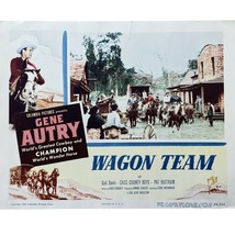 Gene Autry 1952 Wagon Team Lobby Card 11x14 Cass County Boys - £38.91 GBP