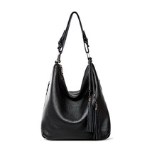 Zency Fashion Women Shoulder Bag 100% Leather Daily Casual Shopping Hobos Classi - £93.39 GBP