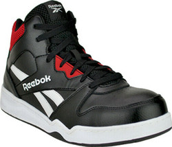 Reebok Composite Toe Classic BB4500 Styling in WIDE Black/Red Size 6 to 15 - £96.18 GBP