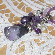 Lovely wire rapped Amethyst pendant - $29.90