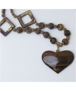 Tiger Iron fabulous Necklace - One of a kind Tiger Eye jewel - £47.16 GBP