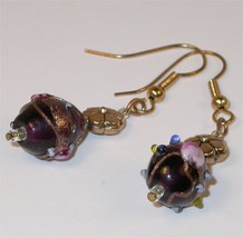 Earrings - Hand made dangle lampwork earring from Javaher - $0.00