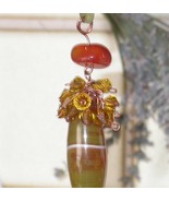 Cluster Pendant - The latest trend Necklace. Multi color aga - $36.35 CAD