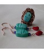 Earring and ring set from my visit King Tut Discovery in New - $13.50
