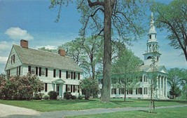 First Congregational ChurchON THE  Green Litchfield CT Unposted Postcard F1 - $3.17