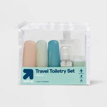 up&amp;up Travel Container Set Silicone Compact Leakproof Toiletry Bottles - $248.15 MXN