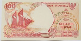 Bank Indonesia 1992 Notes 100 Seratus Rupiah  uncirculated - $2.95