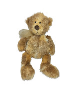 Gund Teddy Bear Plush Bow Stuffed Animal Multi Color Brown 43359 14&quot; - $32.72 CAD