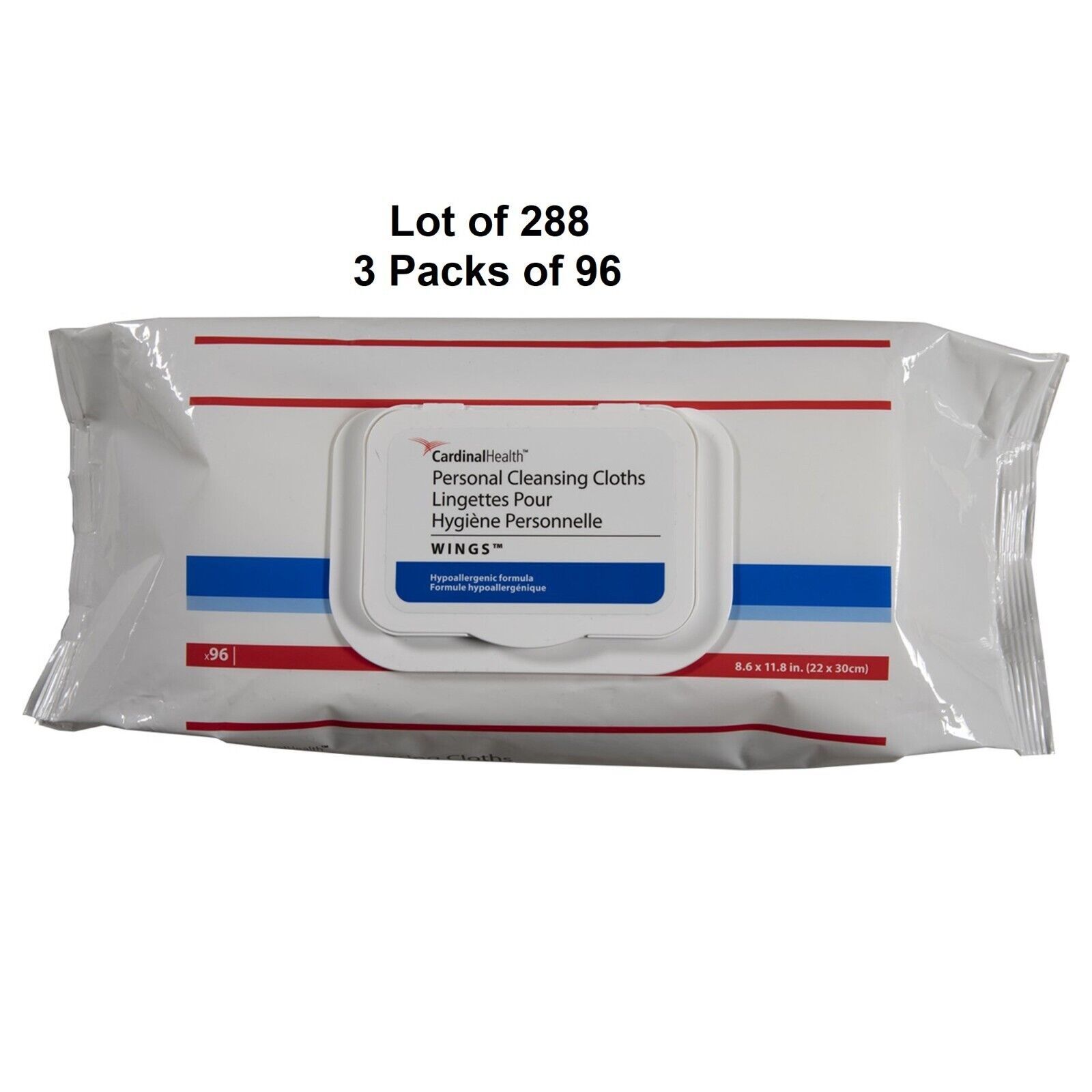Cardinal Personal Cleansing Wipe Cloths Scented Adult Wipe 8.6 X 11.8, 2... - $30.19