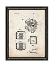 Camera Casing Patent Print Old Look with Black Wood Frame - $24.95+