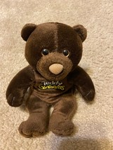 Teddy Grahams Chunky chocolate Promo Teddy Bear Beanie Stuffed 7” Plush Animal - £9.58 GBP