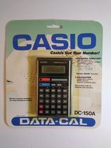 Casio Calculator DC-150A Data-Cal Vintage Personal Directory Japan New O... - $21.05