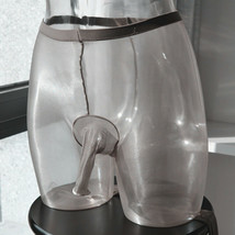 Men Sexy Shiny Glossy Pantyhose Nylon Stockings 1D Ultra-thin See Through Tights - £6.21 GBP