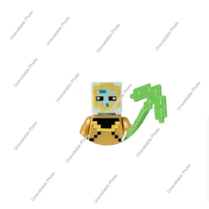 Hot Toys Cartoon Game Steve Pixel Figures My World Building Blocks (Wl5) - $7.00