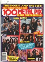 Superstar special 100 Metal Pix magazine August 1991, Poison,Trixter, Slaughter  - £23.87 GBP
