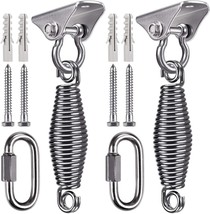 Seleware Porch Swing Hanging Kit, Stainless Steel Swing Hangers With, 2 ... - £33.42 GBP