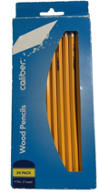 Caliber Wood Pencils Pack of 24 No. 2 Lead New Boxed - £4.98 GBP