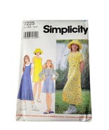 Vtg Simplicity Sewing Pattern 7225 Girls Jacket Dress Jumper &amp; Hat Size ... - £5.49 GBP