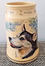 Vintage bohemian beer mug. Dog competition prize - £38.75 GBP