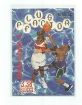 Dikembe Mutombo (Atlanta Hawks) 1998-99 Fleer Tradition Plus Factor Card #137 - £3.91 GBP