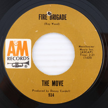 The Move – Fire Brigade / Walk Upon The Water - 1968 45 rpm 7&quot; Single A&amp;M 914 - $8.88