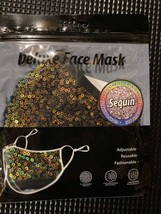 face mask reusable SEQUINS Assorted Colors ADULT - £6.40 GBP