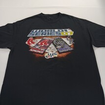 World Series 07 Men's Black Short Sleeve Graphic T-Shirt Chest Measured 43" image 10