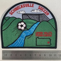 Schnecksville Soccer Patch Lehigh Valley Pennsylvania Iron On 4 1/2” x 3 7/8” - £3.14 GBP