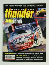 John Force Signed December 2000 Quarter Mile Thunder Magazine Autographed - $49.49