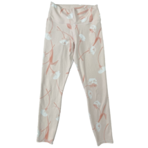 Fabletics Leggings Pull On Yoga Pants Womens size Medium Pink Floral - £17.39 GBP