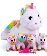 Unicorn Plush with 4 Baby Unicorns in Belly Tumtotz. - $453.45 MXN