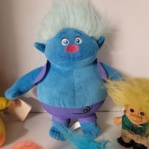 Trolls Lot Vintage Russ Hunter Safari 5&quot; Troll Duck Suit Plush &amp; Pencil Topper  - £7.55 GBP