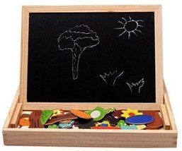 New Muwanzi Multi Learning Toy In Wooden Box Puzzle Writing Drawing Ages 3+ Nib - £13.40 GBP