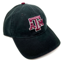 Texas A&amp;M University Aggies Black 3D Logo Adjustable Retro Curved Bill Hat Cap - £13.39 GBP