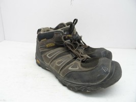 KEEN Kid's Oakridge Mid Athletic Hiking Shoes Brown/Black Size 5Y - $17.80