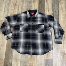 Vintage Coleman Blaze Black Flannel Hunting Shirt RN 58726 Men’s Size XXL - £14.41 GBP